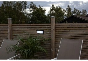 Nástenné solárne LED svietidlo Star Trading Valla, 20 x 12 cm