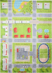 TA Koberec 2624 PRINT EMMA Zelený Obdĺžnikový Rozmer: 120x170 cm