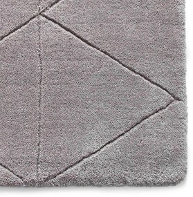 Sivý vlnený koberec Think Rugs Kasbah, 150 x 230 cm