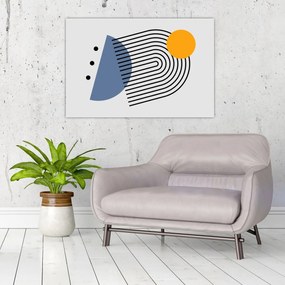 Obraz - Minimalistická abstrakcia N⁰2 (90x60 cm)