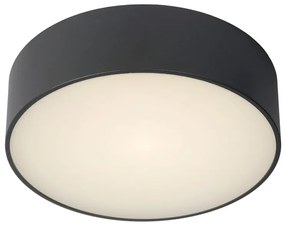 Lucide 27815/10/29 ROXANE - Prisadené stropné osvetlenie do kúpeľne - priemer 25 cm - LED - 1x10W 2700K - IP54 - antracit