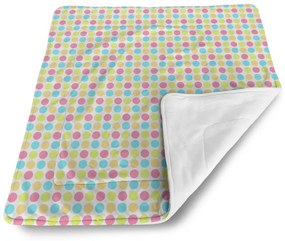 Sablio Deka pre bábätko Veselé Farebné bodky - 80x100 cm