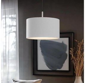 Eglo - LED  Luster na lanku TUNJA 1xE27/60W/230V biela