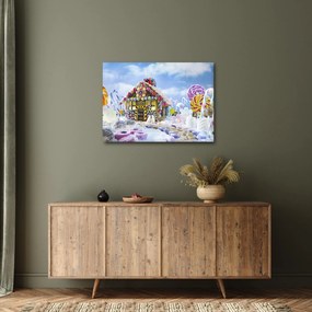 Obraz - Perníková chalúpka (70x50 cm)