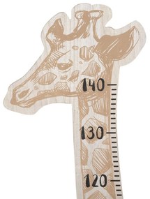 Detská drevená dekorácia na stenu Giraffe 36x140 cm