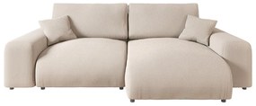 Béžová menčestrová rohová pohovka (variabilná) Justin – Ropez