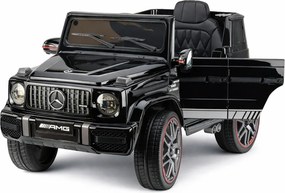 LEAN CARS Elektrické autíčko Mercedes AMG G 63 čierne lakované