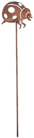 Esschert Design Zapichovacia záhradná dekorácia Bugs, sada 4ks, 38 cm, kov, hnedá