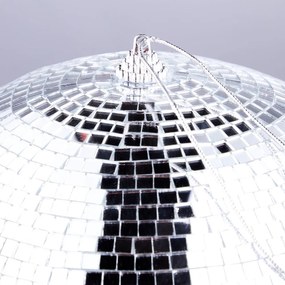 DISCO Guľa 20 cm - strieborná