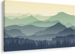 Obraz - Forest Mountain (90x60 cm)