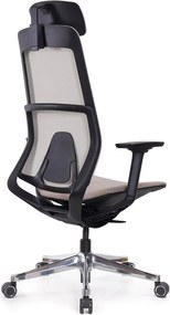Ergonomická sieťovaná kancelárska stolička MOSH Airflow 406 – béžová