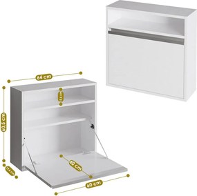 Pracovný stôl Optimum White