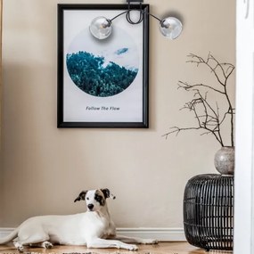 Prisadený luster LATIL 2xE27/60W/230V