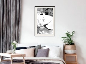 Artgeist Plagát - Elegance in Love [Poster] Veľkosť: 40x60, Verzia: Zlatý rám s passe-partout