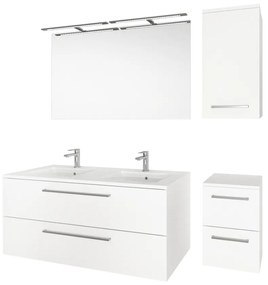 Mereo Bino kúpeľňová skrinka horná 63 cm, ľavá, dub Sand Barbera, MER-CN635