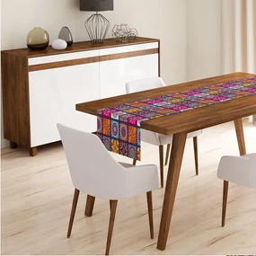 Behúň na stôl 45x140 cm Mandala Tiles – Minimalist Cushion Covers