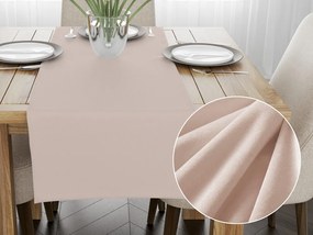 Biante Zamatový behúň na stôl Velvet Prémium SVP-020 Béžový 35x160 cm