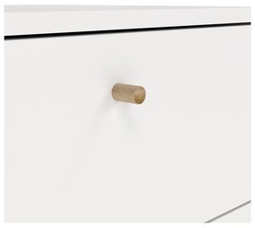 Biela vysoká komoda 50x120 cm Bodo – Tvilum