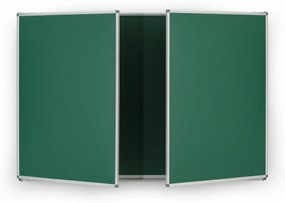 Roztváracia zelená keramická tabuľa pre popis kriedou, magnetická, 2400 x 900 mm