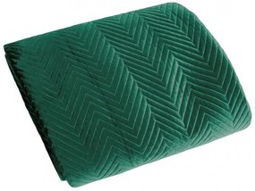 Decentný prehoz v zelenej farbe Šírka: 230 cm | Dĺžka: 260cm