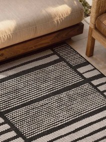 Koberec HARINGEY ALLINGTON čierny / biely