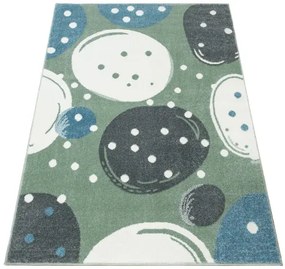 Koberec LIMA M040A zelený / krémový