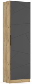 Obývacia izba Viliam - dub craft zlatý / sivá