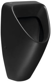 Bruckner Bruckner, SCHWARN BLACK keramický urinál, zadný prívod, zadný odpad, čierny, 201.701.6