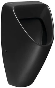 Bruckner Bruckner, SCHWARN BLACK keramický urinál, zadný prívod, zadný odpad, čierny, 201.701.6