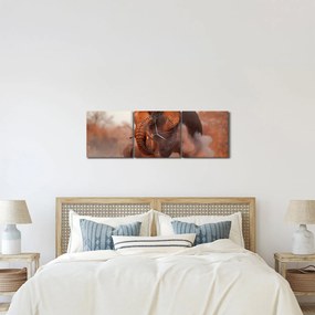 Obraz - Veľký slon africký (s hodinami) (90x30 cm)
