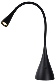 Lucide 18656/03/30 ZOZY - Stolná lampa - LED stmievatelná - 1x3W 3000K - 3 krokové stmievanie - čierna