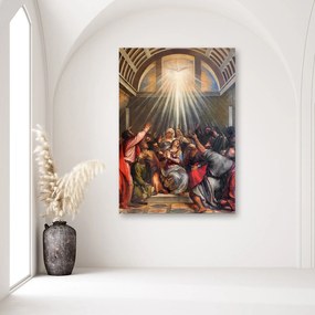 Gario Obraz na plátne Zoslanie Ducha svätého, Tiziano Vecelli, Benátky Rozmery: 60 x 90 cm