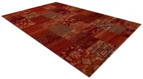 Koberec KASHQAI 4327 300 Patchwork bordový