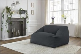 Tmavosivý menčestrový sedací vak Lilibet – Bobochic Paris