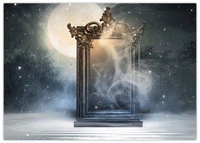 Sklenený obraz - Magické zrkadlo (70x50 cm)