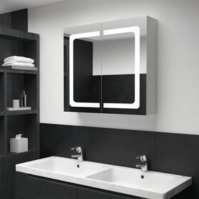 LED kúpeľňová zrkadlová skrinka 80x12,2x68 cm