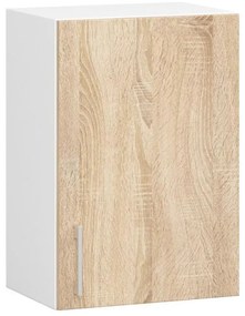 Kuchynská zostava 240 cm Lula TYP2 B (biela + dub sonoma). Akcia -20%. Vlastná spoľahlivá doprava až k Vám domov. 1128853