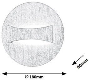 Rabalux 1438 - LED Nástenné svietidlo NEVILLE LED/6W/230V