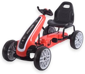 Šlapacia motokára POWER červená