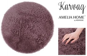 Okrúhly koberec Karvag ružový