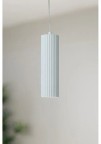 Biele závesné svietidlo s kovovým tienidlom 7x7 cm Costilla - Markslöjd