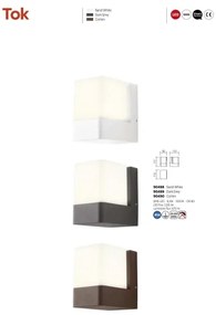 Redo 90489 - LED Vonkajšie nástenné svietidlo TOK LED/9,4W/230V IP44 antracit
