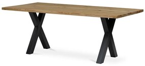 Autronic BONTEC Jedálenský stôl 200x100cm, masív, dub, DS-X200 DUB Farba: Prírodné