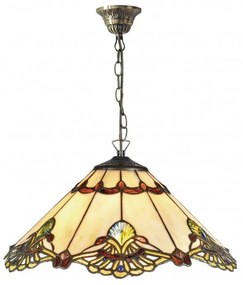 Stropná Tiffany lampa Ø40 GOLD 2*E27