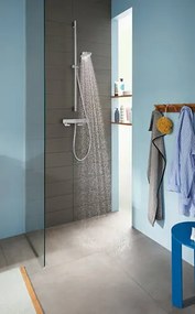 Hansgrohe Croma Select E, Vario sprchová sada so sprchovou tyčou 90 cm, biela/chrómová, HAN-26592400