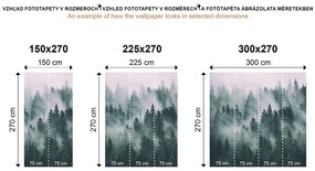 Samolepiaca fototapeta jeleň v borovicovom lese