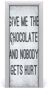 Fototapeta na dvere čokoláda 75x205 cm