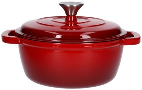 Silvercrest®  Liatinový hrniec, 2,8 l (červená)  (100393108)