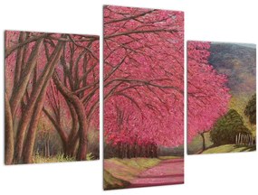 Obraz rozkvitnutých stromov (90x60 cm)