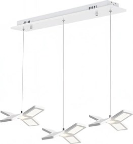 Závesné LED svietidlo Pixels, 3x LED 75w, 4000k, w